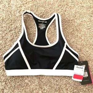 Black & White Sports Bra